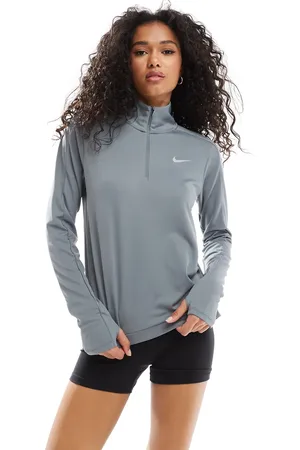 Nike Top de manga larga con media cremallera Pacer Dri-FIT de