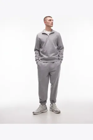 ASOS Joggers grises básicos de corte tapered de
