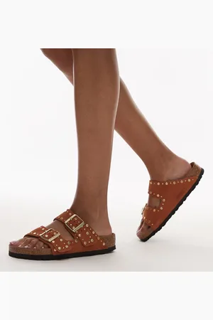 Birkenstock Sandalias color óxido oscuro con remaches Arizona de