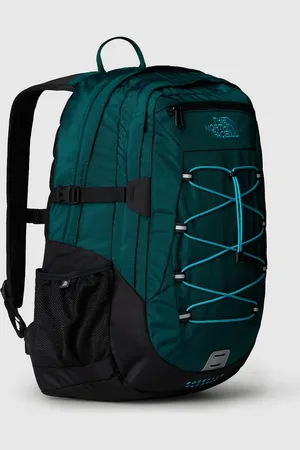 The North Face Mochila azul y verde clásica Borealis de