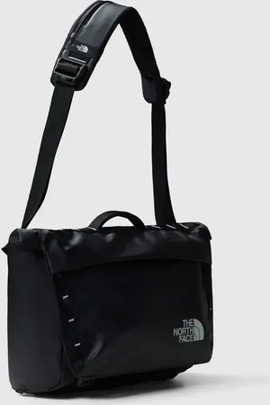 The North Face Bolso messenger negro TNF y blanco NPF Base Camp Voyager de