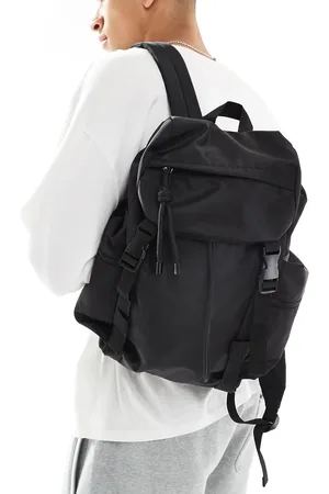 ASOS Mochila negra de nailon de