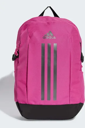 adidas Mochila fucsia semilúcido y gris hierro metalizado Power de -Rosa