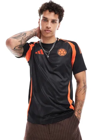 adidas Camiseta negra de la segunda equipación de la selección de Colombia para la Copa América de la temporada 24/25 de adidas Football-Blanco