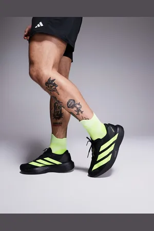 adidas Zapatillas de deporte negras y amarillas Adizero EVO SL de adidas Running