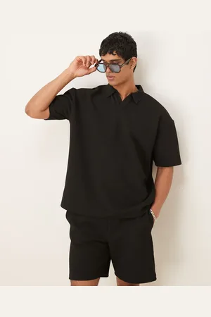 ASOS Polo extragrande de tejido grueso texturizado de (parte de un conjunto)