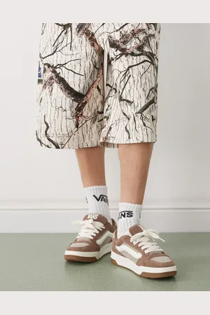 Vans Zapatillas de deporte tostadas en dos tonos de ante con suela gruesa Hylane de -Marrón