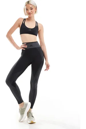 adidas Leggings de 7/8 negros sin costuras de adidas Training