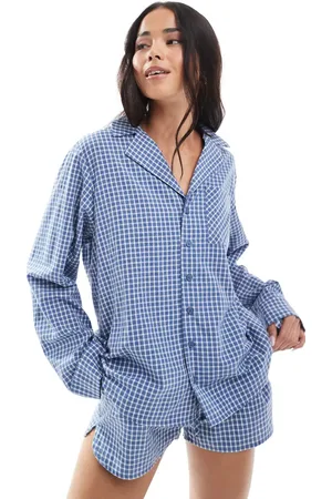 Daisy Street Camisa de pijama a cuadros de