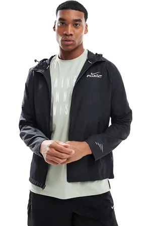 Nike Chaqueta negra Miler Flash de
