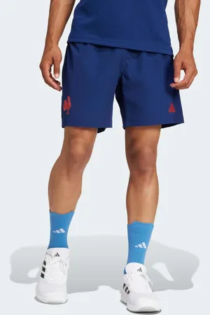 adidas Pantalones cortos con diseño de la segunda equipación de la selección de rugby de Francia de