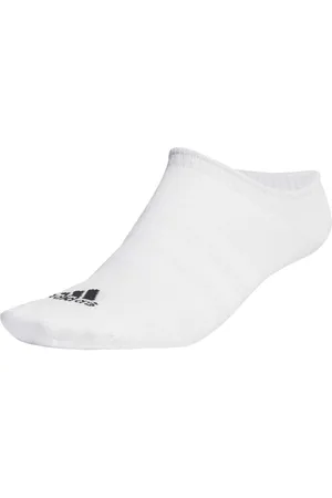 adidas Pack de 3 pares de calcetines invisibles blancos y negros Thin and light de