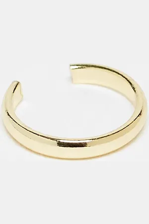 Kingsley Ryan Ear cuff con diseño sencillo chapado en oro de