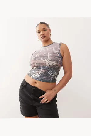 Noisy May Pantalones cortos vaqueros negros de talle alto de