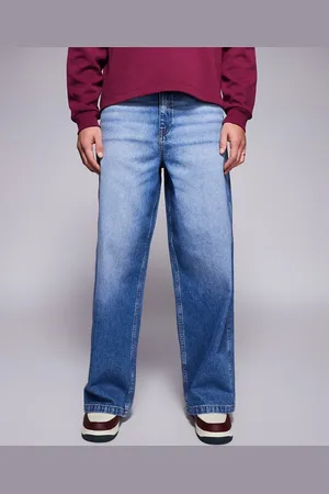 ASOS Vaqueros azules muy holgados con lavado medio de