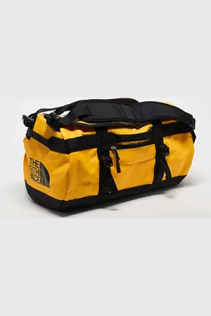 The North Face Petate muy pequeño negro y amarillo Base Camp de