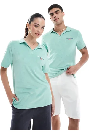 Ralph Lauren Polo con logo pequeño en el pecho de algodón ligero afelpado de la colección cápsula Sport de