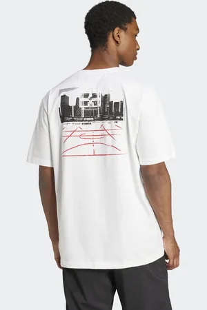 adidas Camiseta blanca con estampado fotográfico Codes de