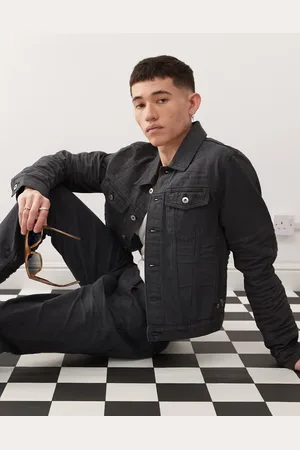 Cheap Monday Chaqueta vaquera negra con acabado revestido Issue de x Landon Barker