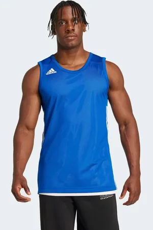 adidas Camiseta azul real universitario y blanca reversible 3G Speed de