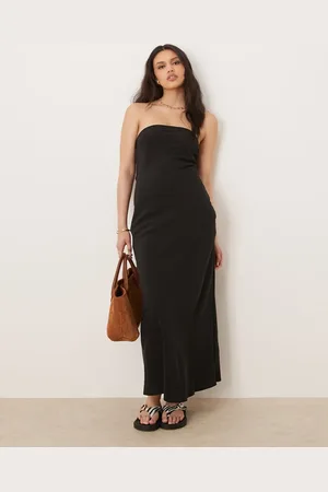 ASOS Vestido largo con escote palabra de honor de