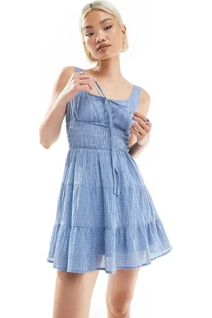 Daisy Street Vestido corto con diseño escalonado de