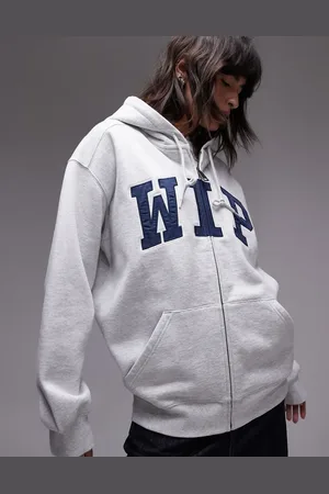 Carhartt Sudadera jaspeado con capucha y estampado universitario en el pecho de
