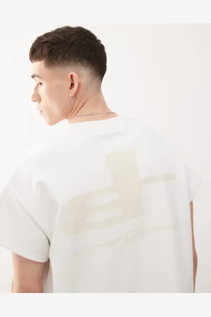 Cheap Monday Camiseta blanca de corte cuadrado con estampado trasero de x Landon Barker