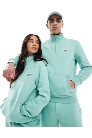 Ralph Lauren Sudadera unisex con media cremallera y logo pequeño en el pecho de la colección cápsula Sport de (parte de un conjunto)