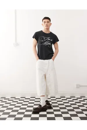 Cheap Monday Pantalones cortos blancos de corte alargado Dunno de x Landon Barker