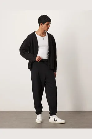 ASOS Joggers negros básicos extragrandes de