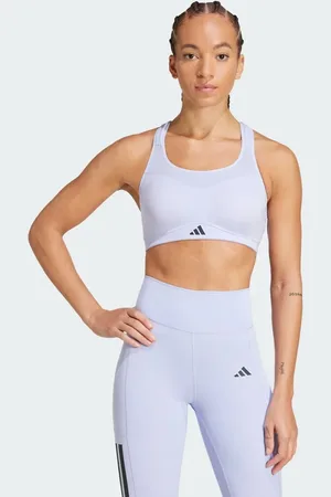 adidas Sujetador deportivo violeta de sujeción alta TLRD Impact de -Morado
