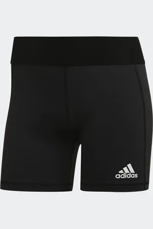 adidas Pantalones cortos negros y blancos Techfit Volleyball de