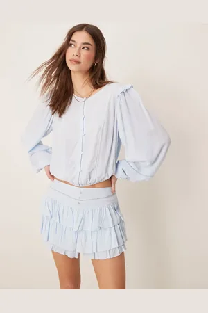 ASOS Top con detalle de volante de (parte de un conjunto)