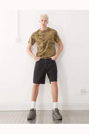 Weekday Pantalones cortos vaqueros negros holgados Galaxy de