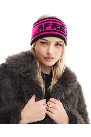 OOSC Diadema rosa con estampado "Après Ski" de -Negro