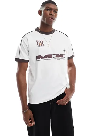 Cotton On Camiseta deportiva blanca extragrande de Cotton On