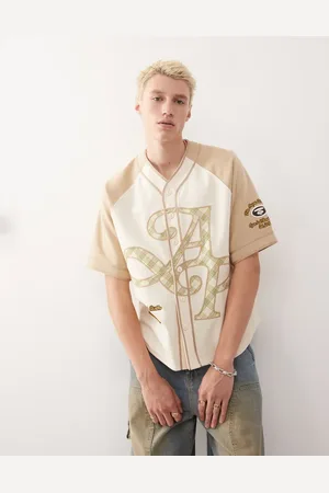 A Bathing Ape Camiseta estilo béisbol con diseño universitario de AAPE BY A BATHING APE-Neutro