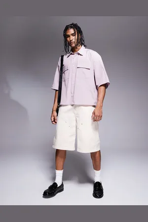 ASOS Pantalones cortos color de corte alargado de -Neutro
