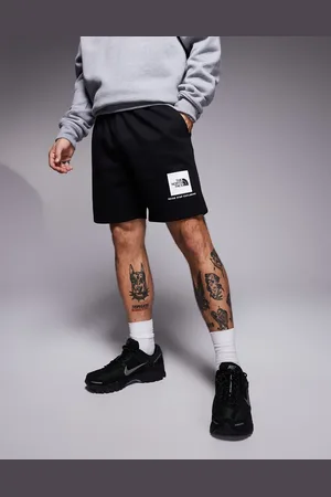 The North Face Pantalones cortos de chándal negros con logo Box NSE de