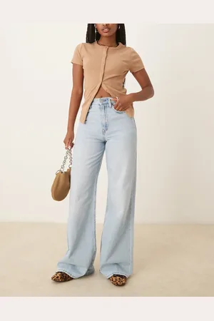 Ralph Lauren Vaqueros azules sueltos con lavado claro de