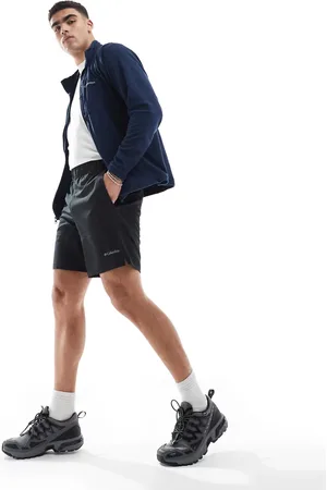 Columbia Pantalones cortos negros con diseño color block Hike de