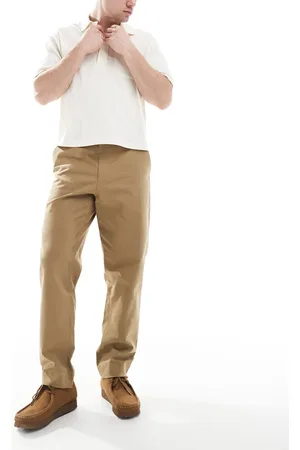 Farah Pantalones de corte tapered de lona Hawtin de -Neutro