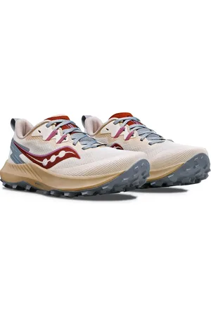 Saucony Zapatillas de deporte blanco rocío y color orquídea neutras para correr Peregrine 14 de - neutro