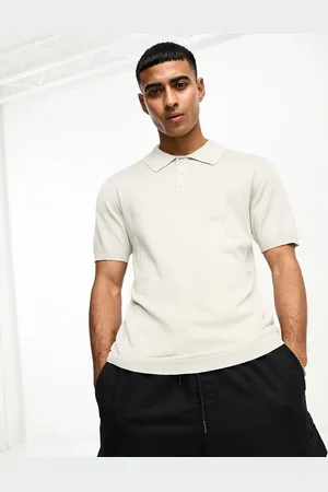 Only & Sons Polo de punto en beis de -Beis neutro