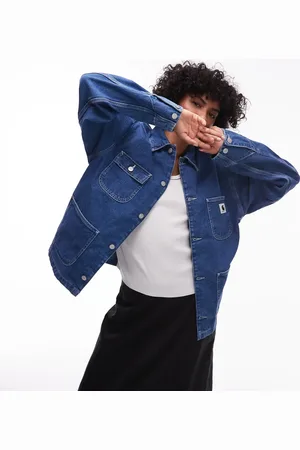 Carhartt Chaqueta vaquera con lavado medio OG Michigan de