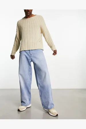 Weekday Vaqueros holgados de corte suelto con lavado azul claro Astro de
