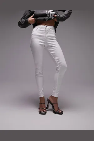 Topshop Vaqueros blancos Jamie de