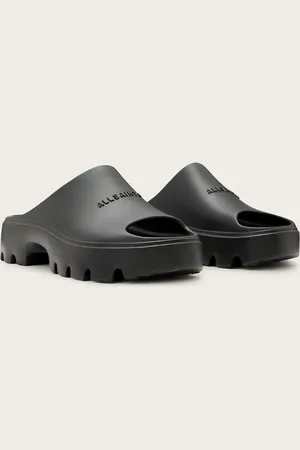 AllSaints Sandalias negras de goma con plataforma Eclipse de