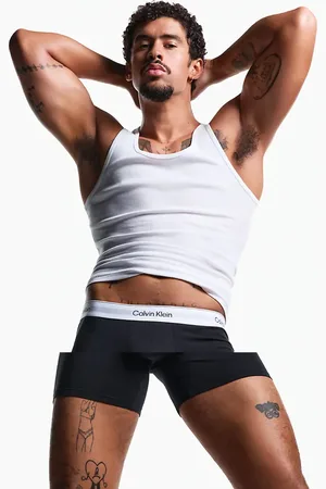 Calvin Klein Pack de 3 calzoncillos bóxer negros de algodón elástico Icon Cotton Stretch de